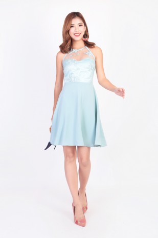 Deanna Lace Dress in Tiffany Mint (MY)