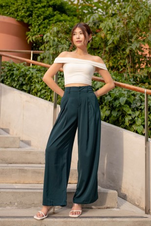 RESTOCK4: The Swirl Dream Pants in Teal