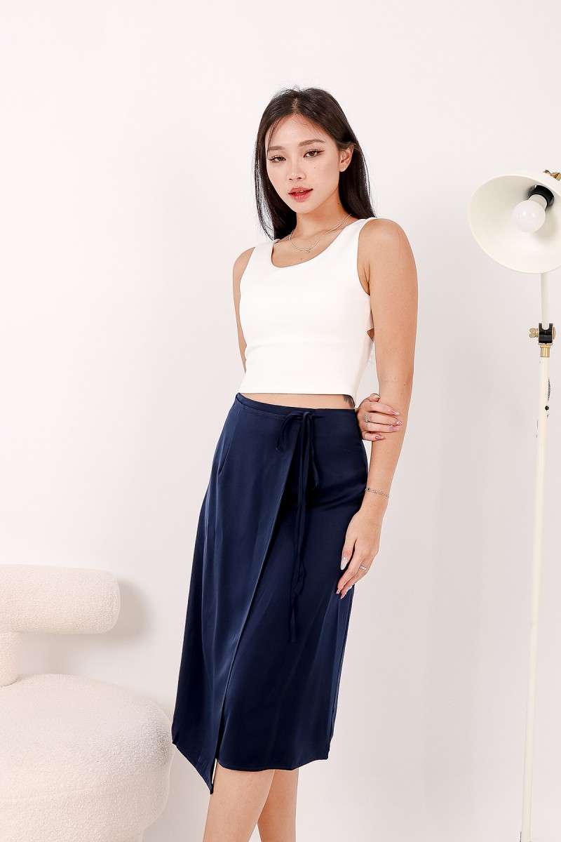RESTOCK2: Lorelai Pleated Cold Shoulder Maxi in Grey