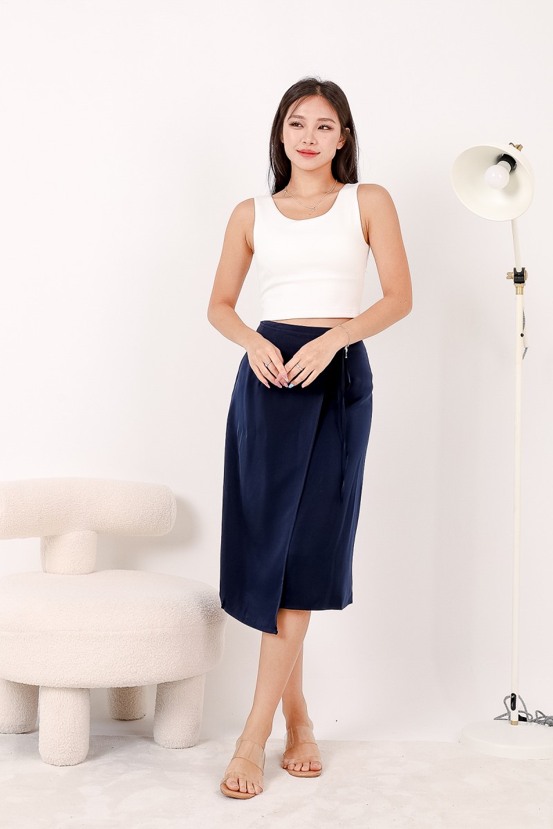 RESTOCK2: Lorelai Pleated Cold Shoulder Maxi in Grey