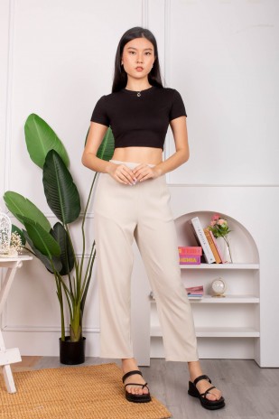 RESTOCK4: Esthel Basic Baby Tee in Black