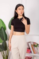 RESTOCK4: Esthel Basic Baby Tee in Black