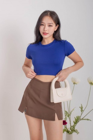 RESTOCK4: Esthel Basic Baby Tee in Cobalt