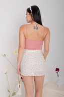 RESTOCK6: Niko Padded Basic Top in Pink