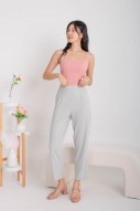 RESTOCK6: Niko Padded Basic Top in Pink