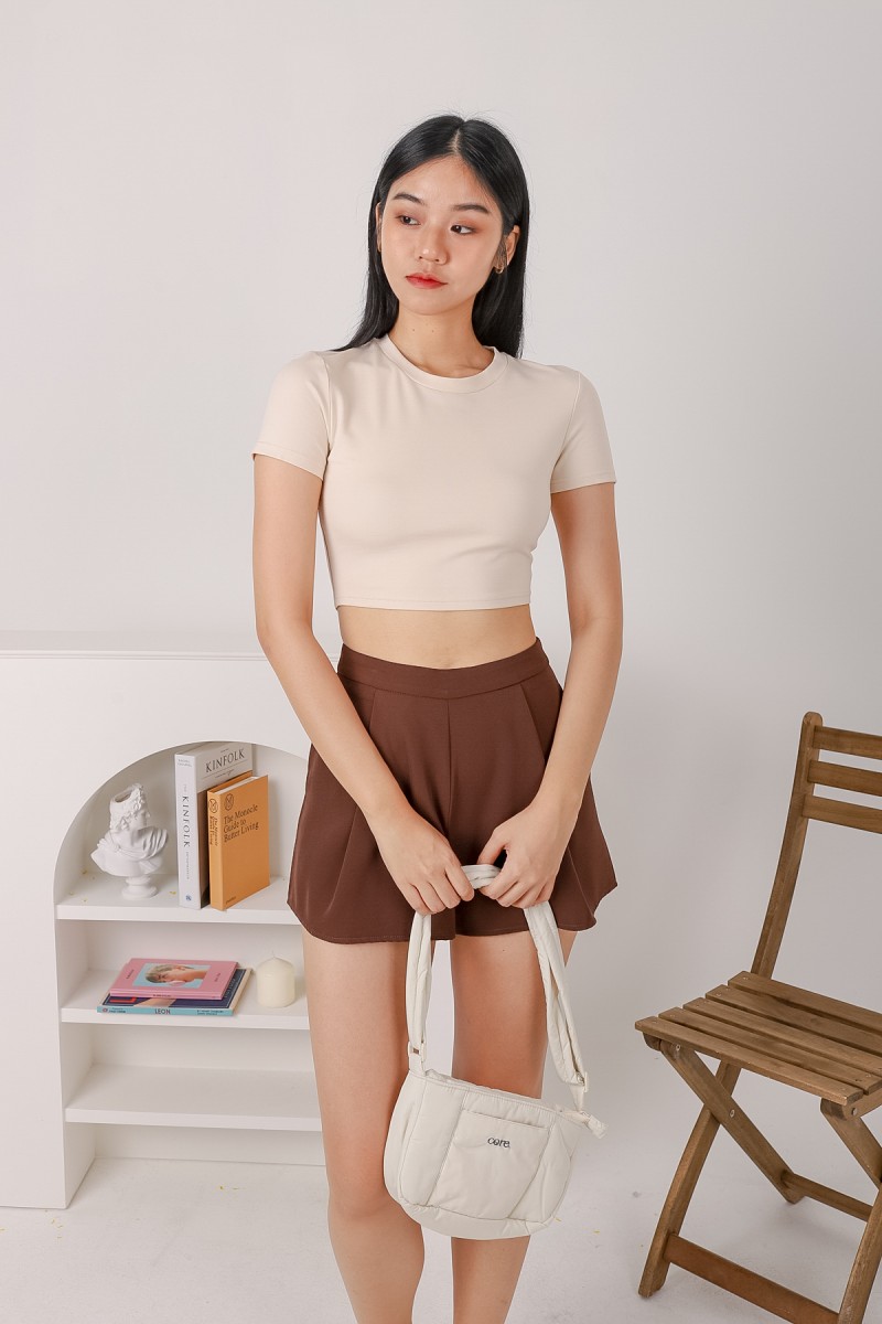 RESTOCK4: Esthel Basic Baby Tee in Cream