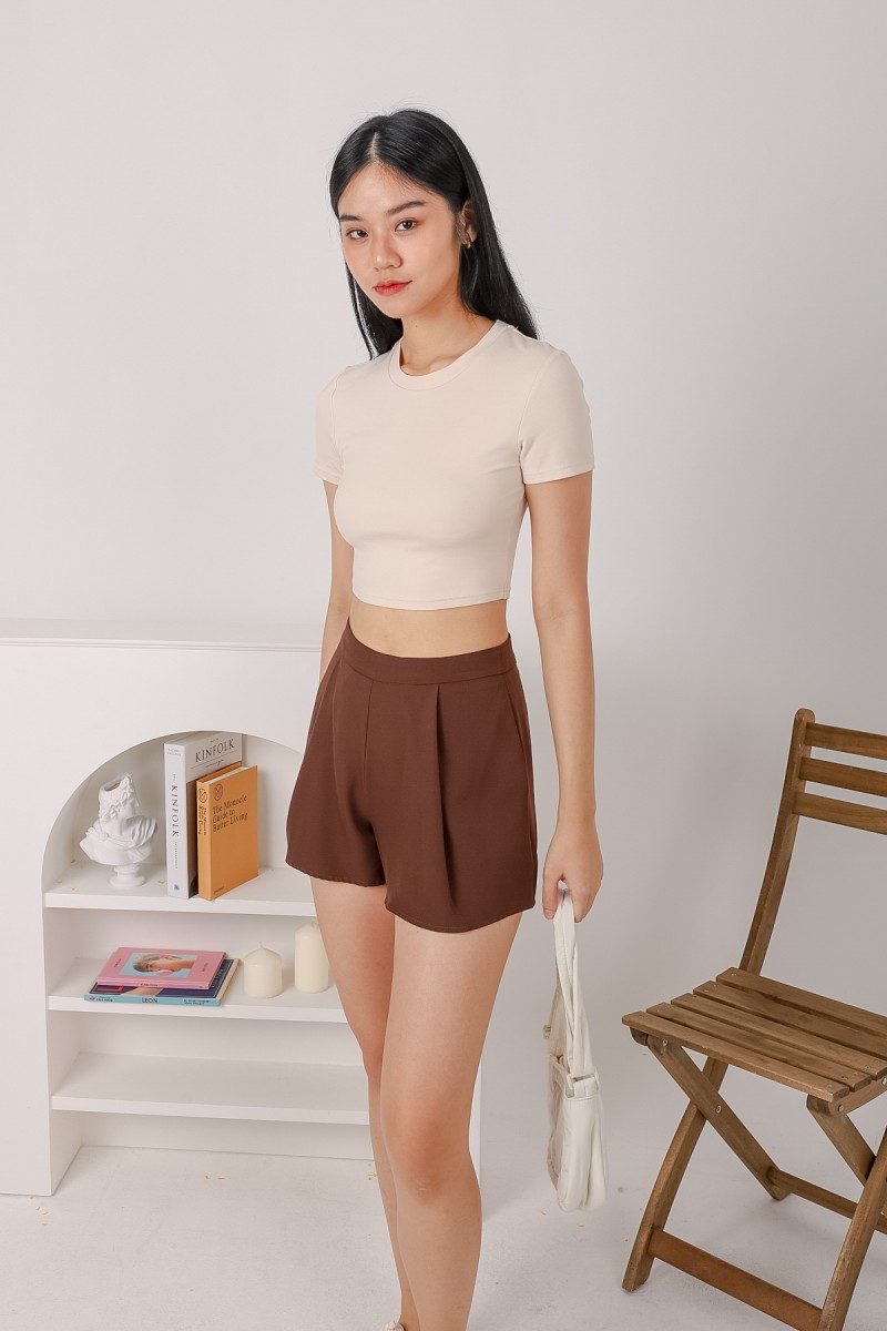 RESTOCK4: Esthel Basic Baby Tee in Cream