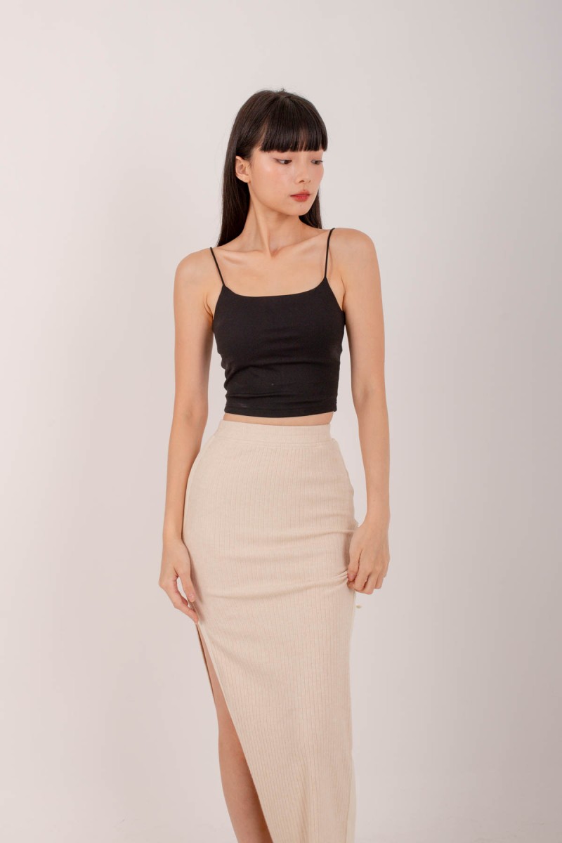 Advance Knitted Skirt in Cream