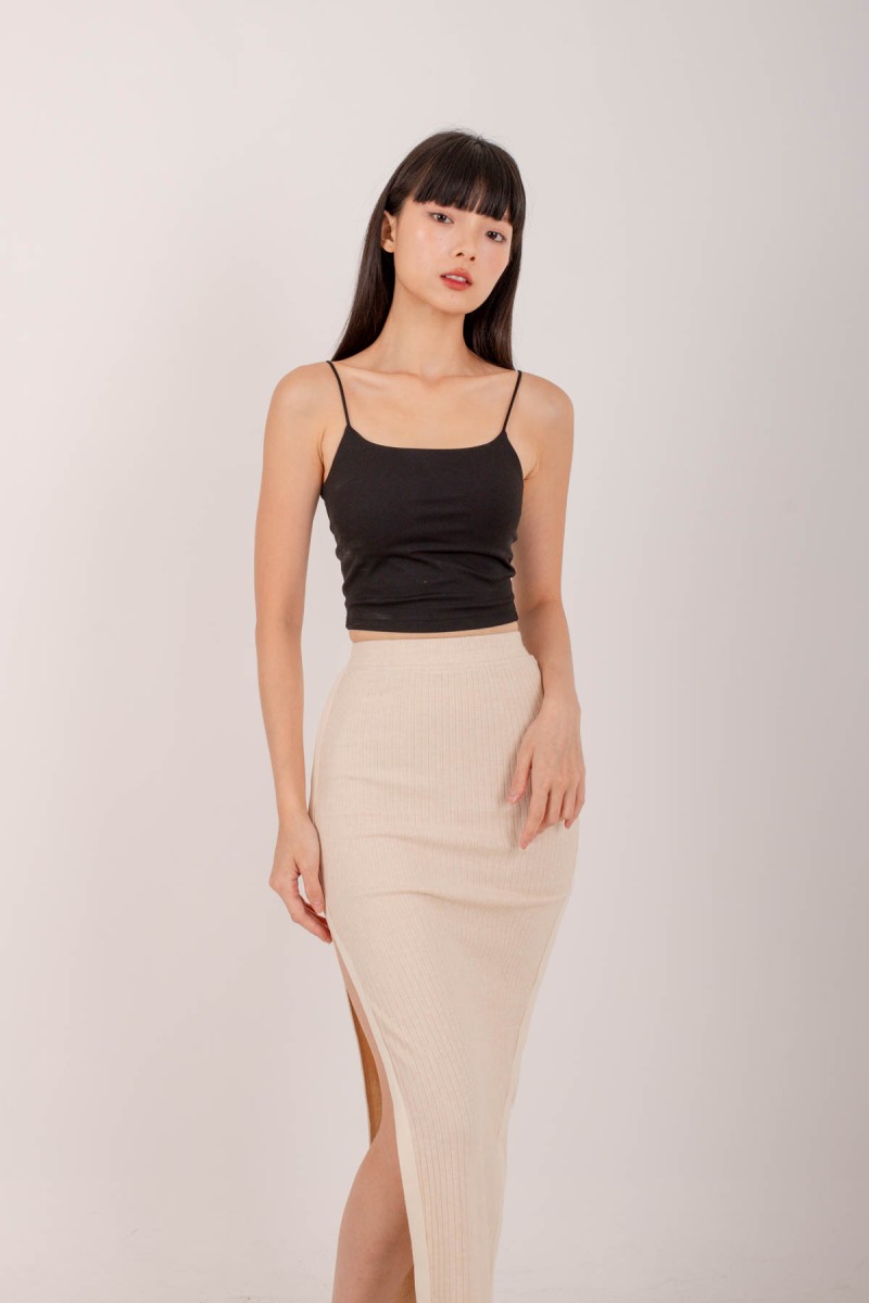 Advance Knitted Skirt in Cream