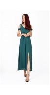 RESTOCK12: Heather Maxi Dress in Forest Green