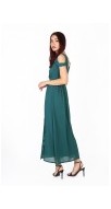 RESTOCK12: Heather Maxi Dress in Forest Green