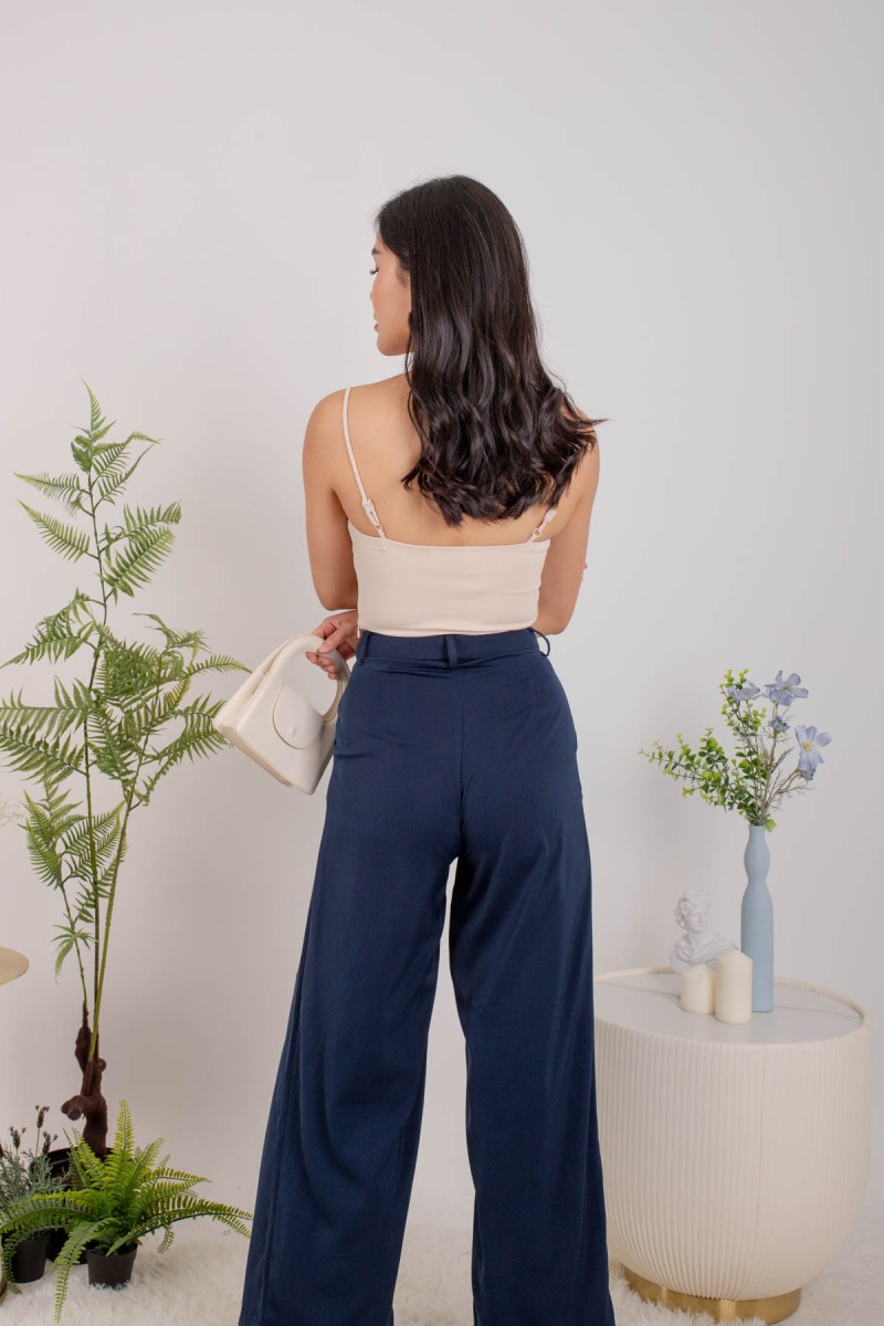 RESTOCK4: The Swirl Dream Pants in Navy