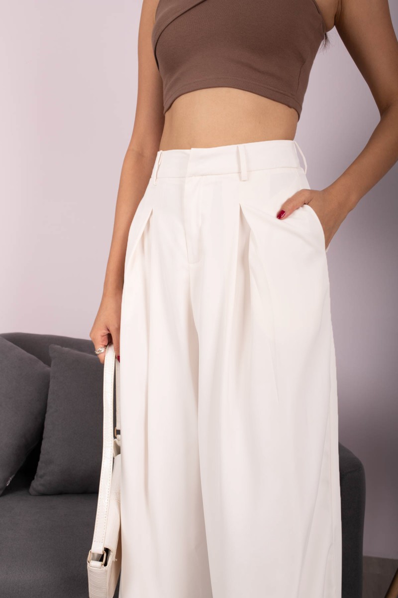 RESTOCK4: The Swirl Dream Pants in White