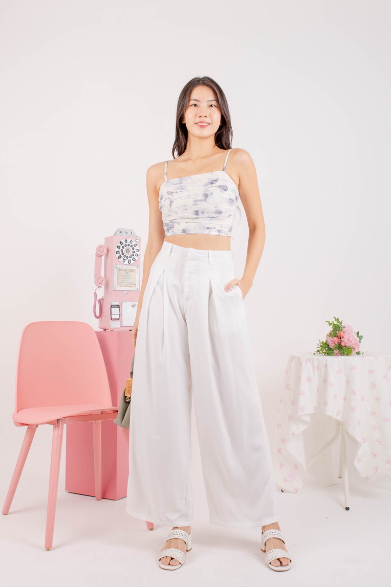 RESTOCK4: The Swirl Dream Pants in White