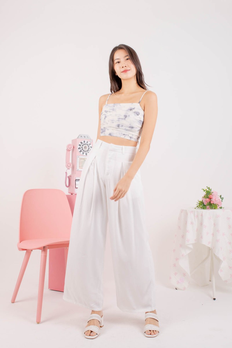 RESTOCK4: The Swirl Dream Pants in White