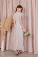 RESTOCK8: Ayless Sleeved Knot Maxi in Grey