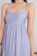 Steph Babydoll Midi Dress in Blue (MY)