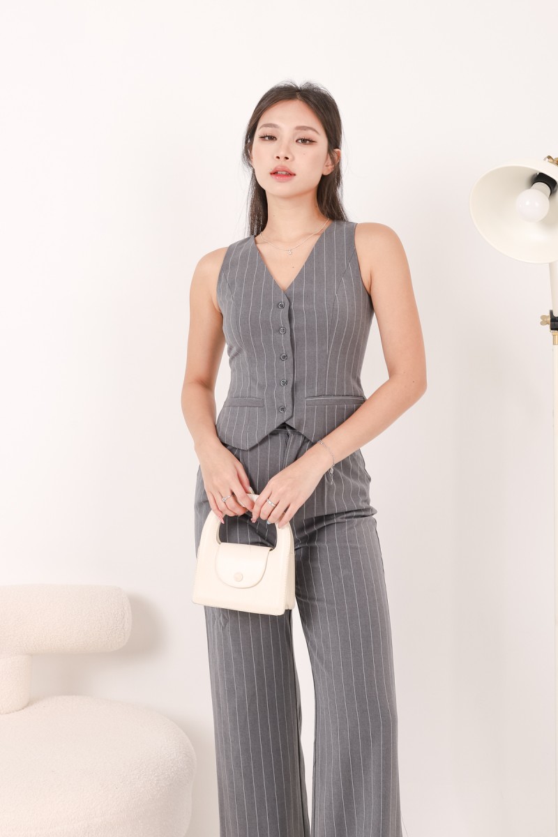 RESTOCK: Eble Suit Pants in Grey