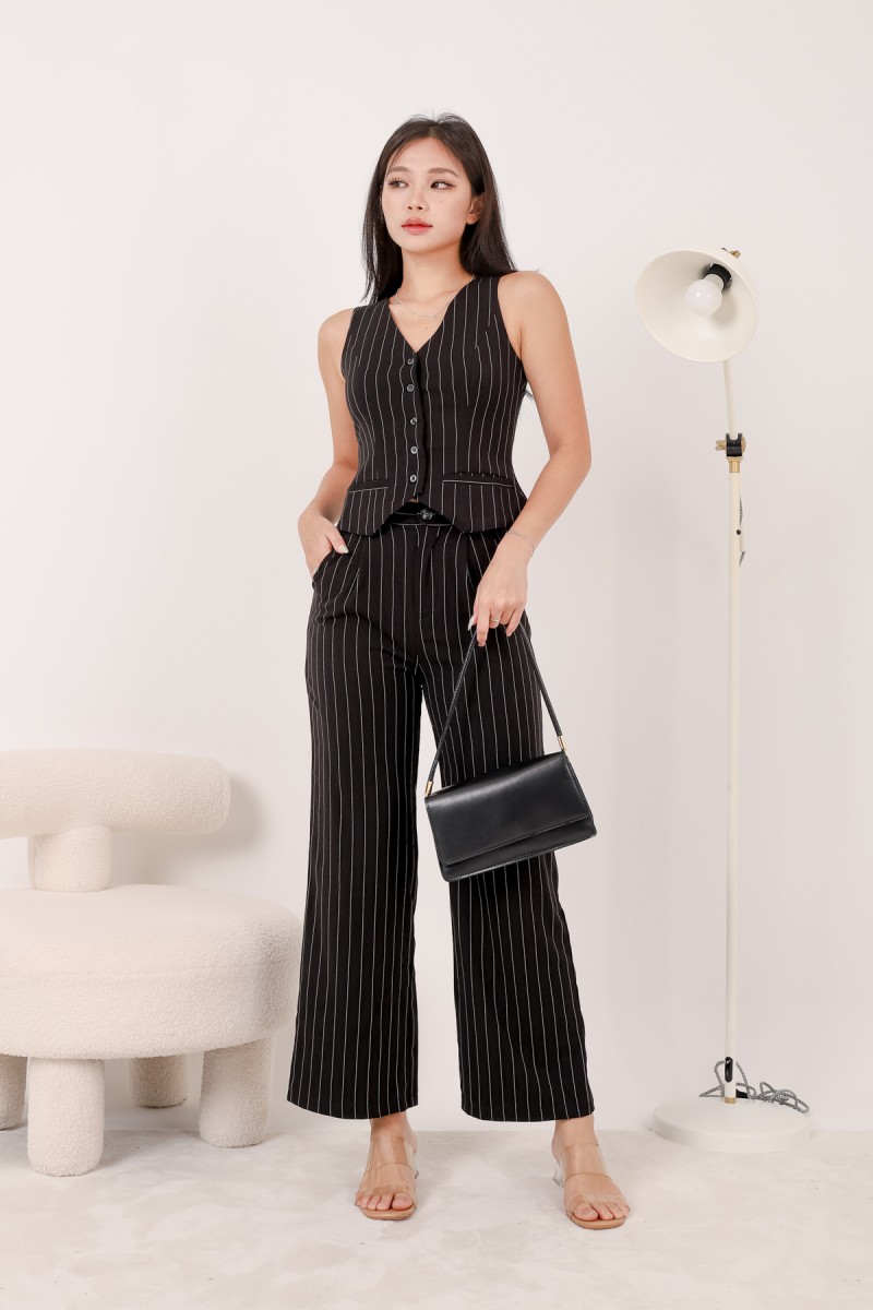 RESTOCK: Eble Suit Pants in Black