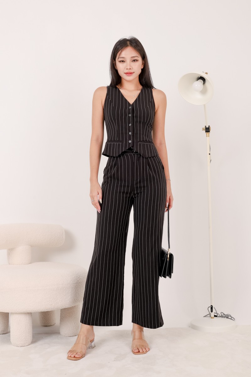 RESTOCK: Eble Suit Pants in Black