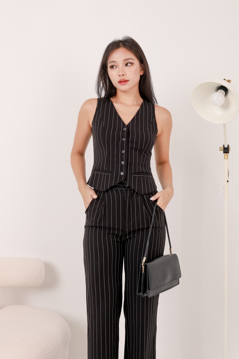 RESTOCK: Eble Suit Top in Black