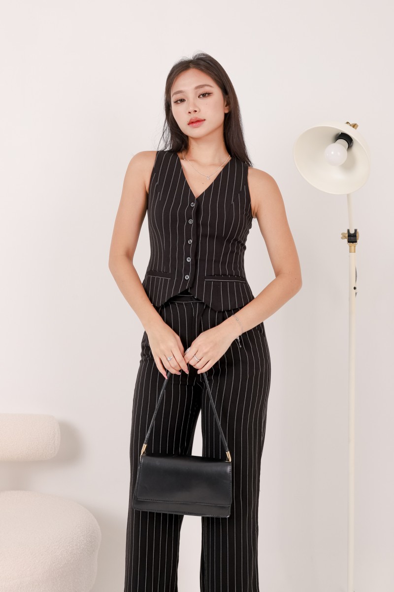 RESTOCK: Eble Suit Top in Black