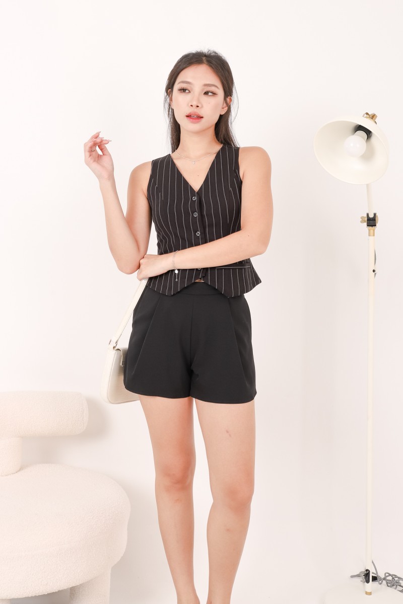 RESTOCK: Eble Suit Top in Black